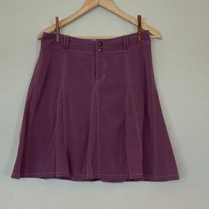 Athleta Elegant A-Line Skirt in Plum Size 6